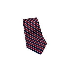 Sir James Striped Tie - Red Blue White Formal Neckwear